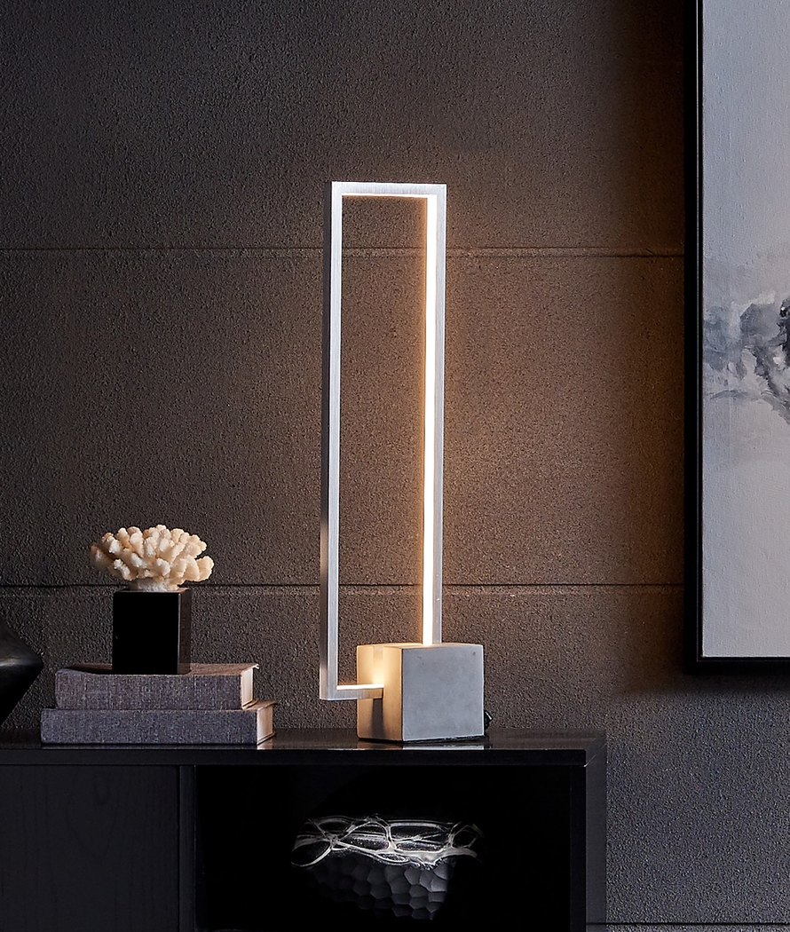 Nuccio Island Gray Lamp - Thumbnail - Image 2