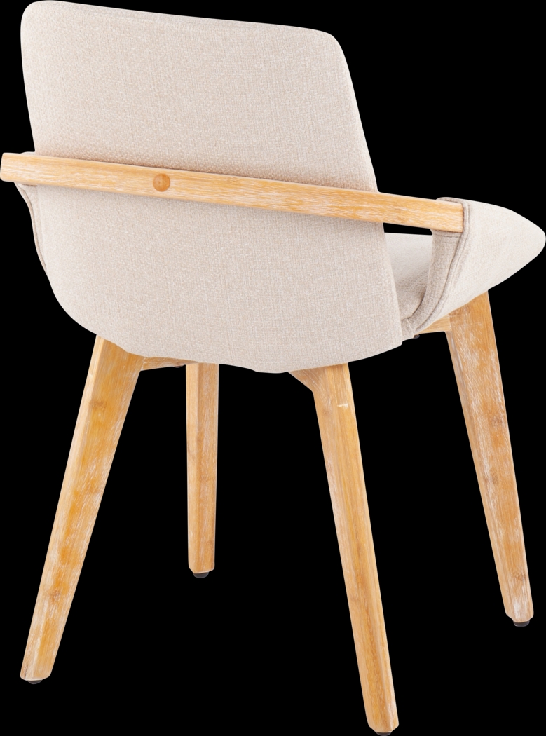 Nuckols Cream Arm Chair - Thumbnail - Image 3