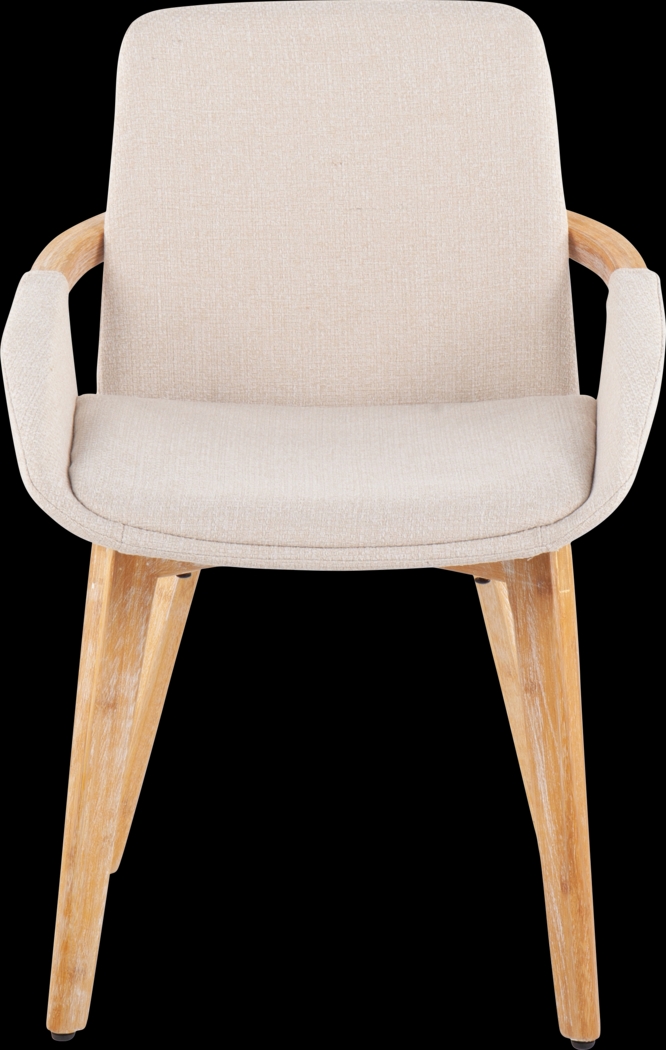 Nuckols Cream Arm Chair - Thumbnail - Image 5