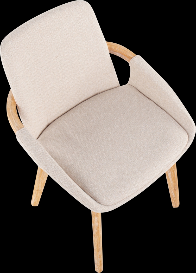 Nuckols Cream Arm Chair - Thumbnail - Image 6
