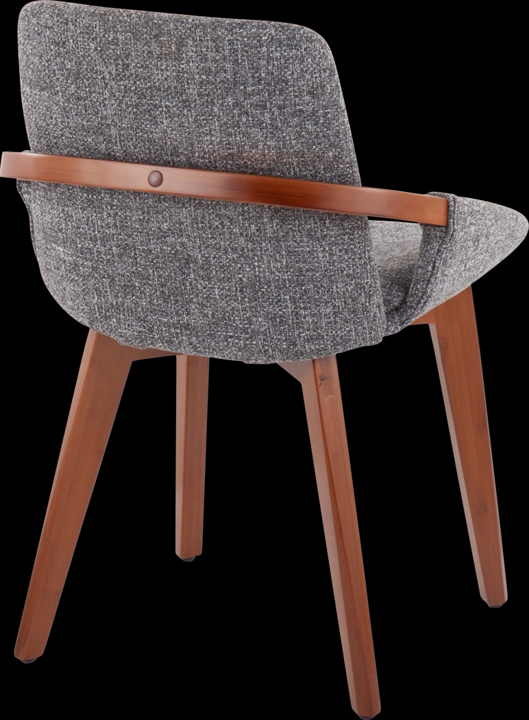 Nuckols Gray Arm Chair - Thumbnail - Image 3