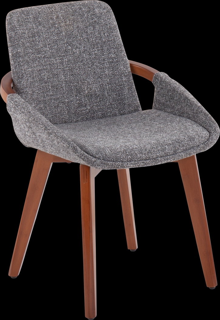 Nuckols Gray Arm Chair - Thumbnail - Image 1
