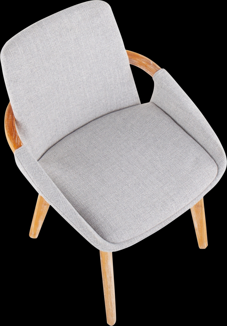 Nuckols Light Gray Arm Chair - Thumbnail - Image 6