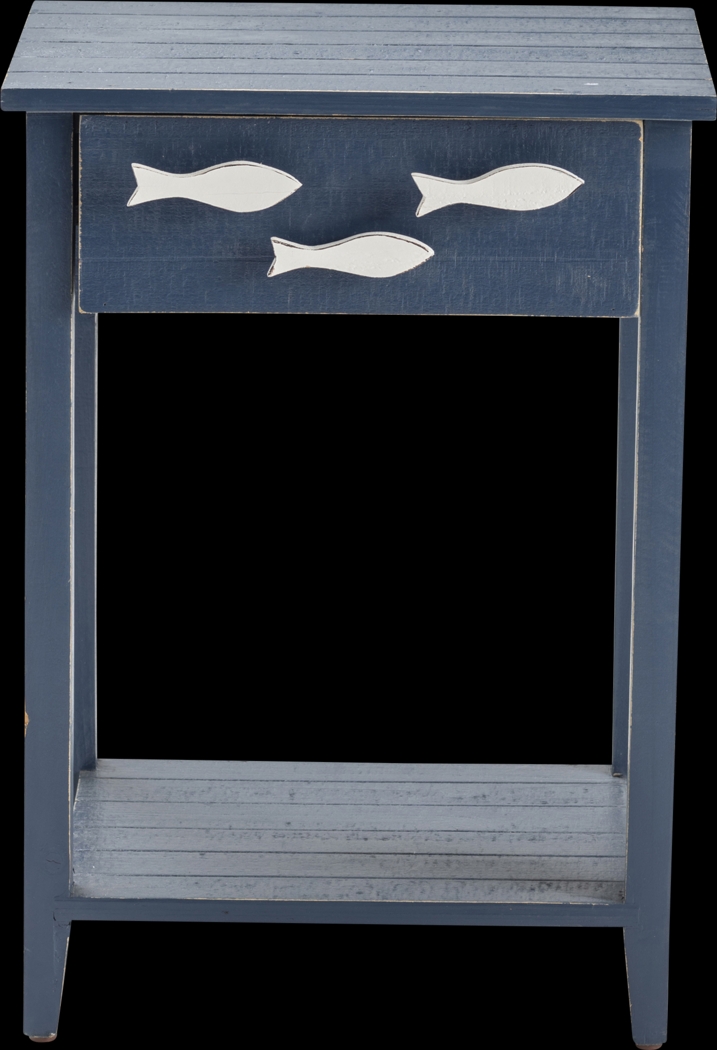 Nuello Blue Accent Table - Thumbnail - Image 1