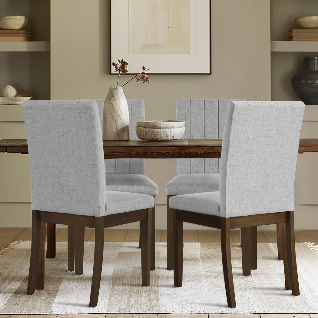 Nueltin Light Gray Dining Chair, Set of 2 - Thumbnail - Image 6