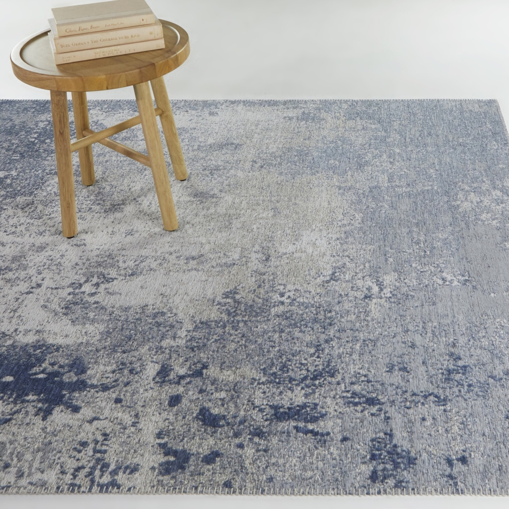 Nulva Blue 5'3 x 7' Rug - Thumbnail - Image 2