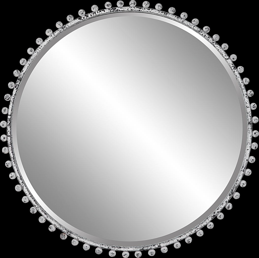 Nunnally White Mirror - Thumbnail - Image 1