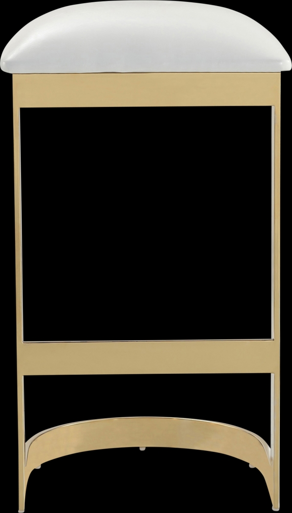 Nunnelee White Barstool, Set of 2 - Thumbnail - Image 3