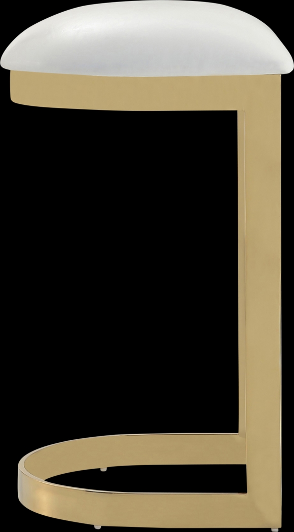 Nunnelee White Barstool, Set of 2 - Thumbnail - Image 4