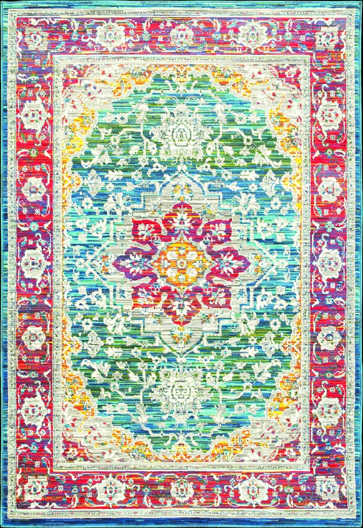 Nuria Red 7'10 x 10'10 Rug - Thumbnail - Image 1