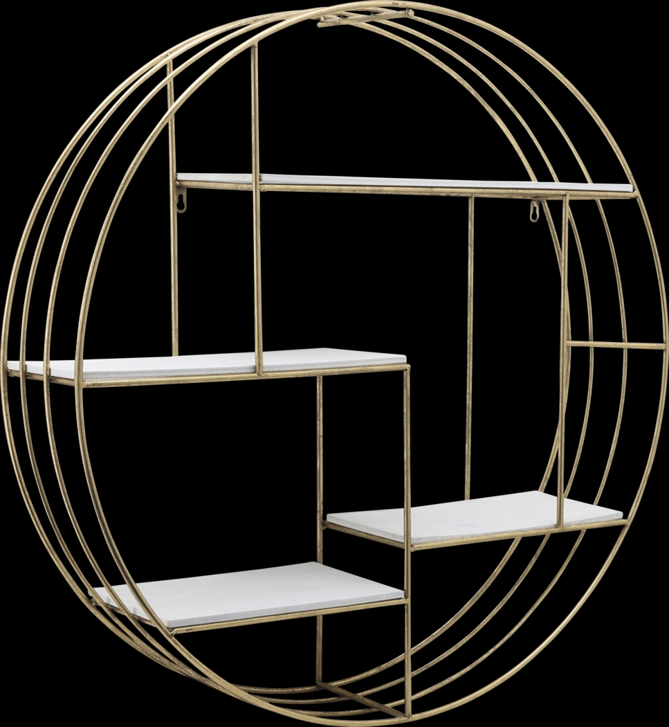 Nurick Gold Wall Shelf - Thumbnail - Image 3
