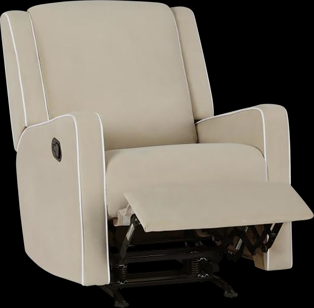 Nursery Ailla Beige Glider Recliner - Thumbnail - Image 3