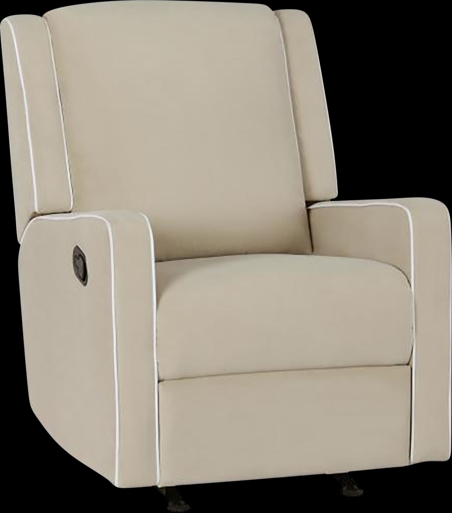 Nursery Ailla Beige Glider Recliner - Thumbnail - Image 1
