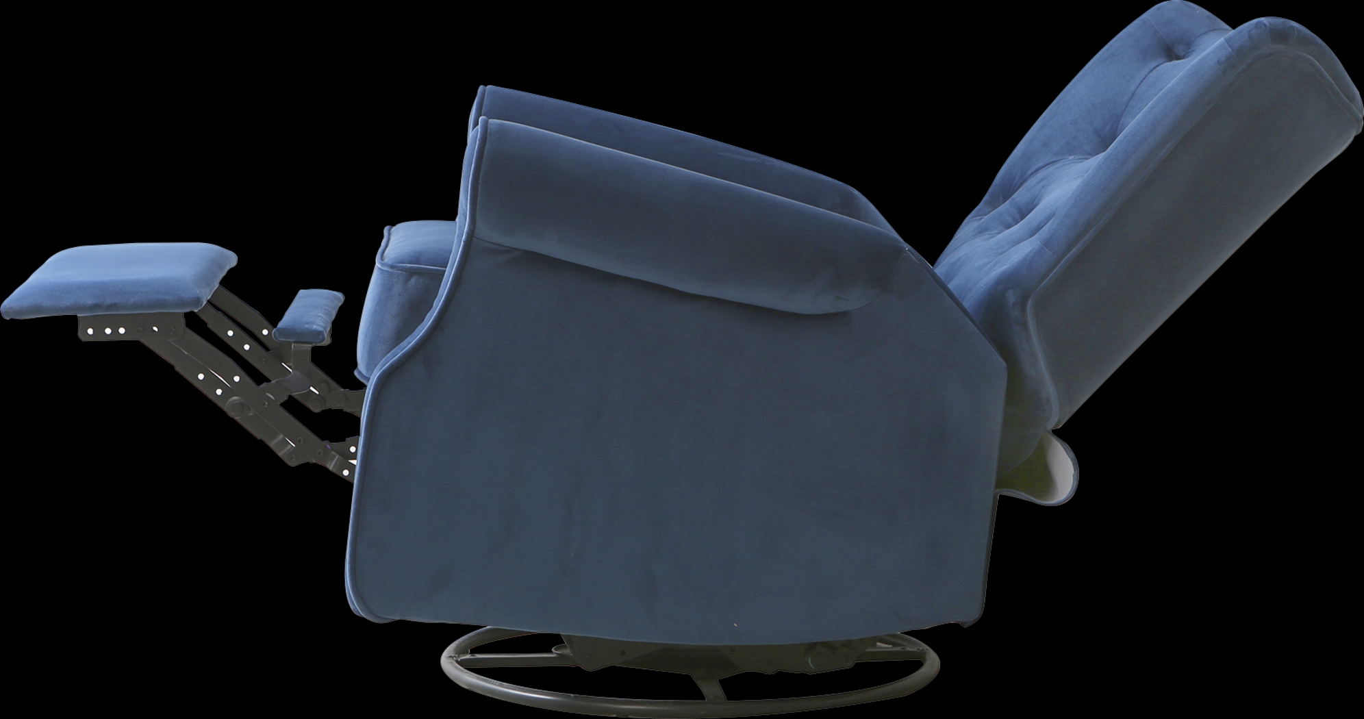 Nursery Alyna Indigo Swivel Recliner - Thumbnail - Image 3