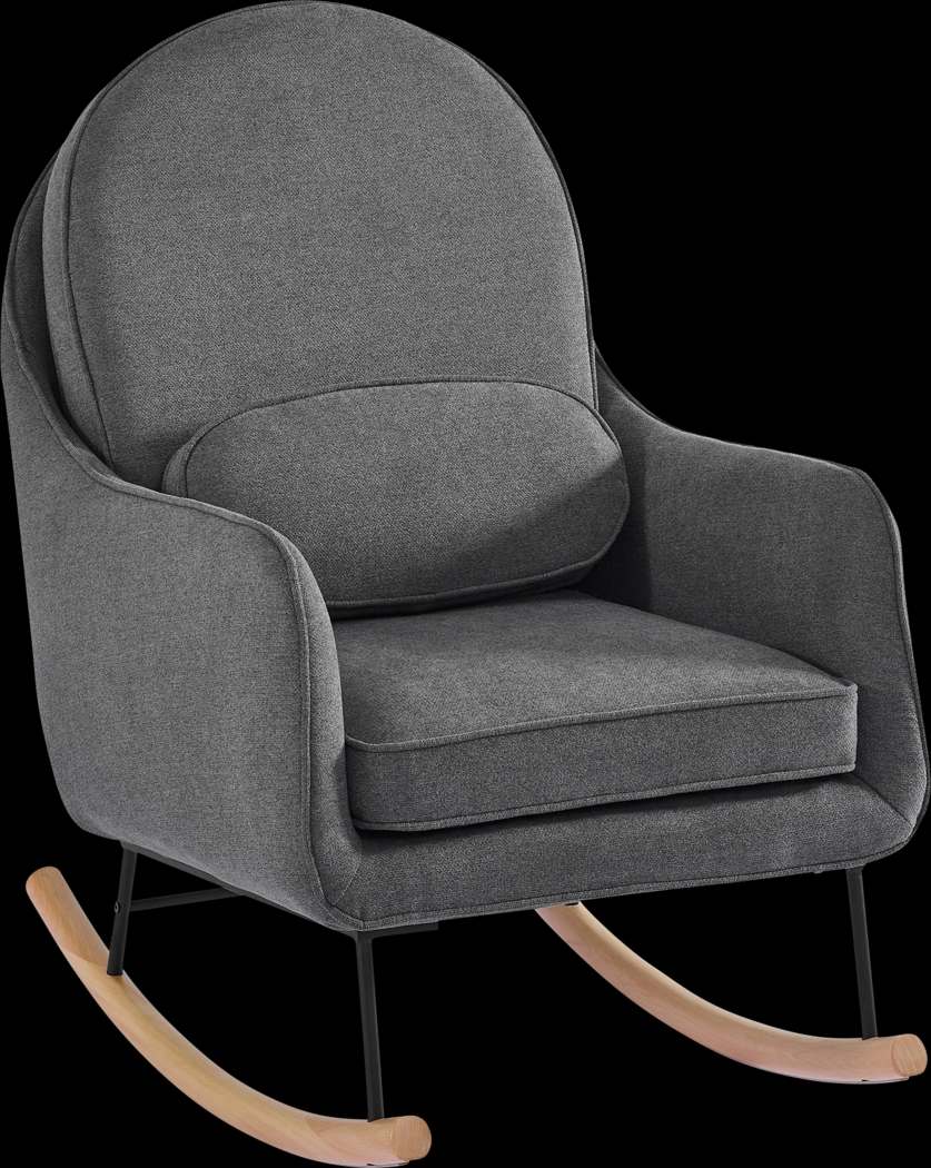 Nursery Annick Dark Gray Rocker - Thumbnail - Image 1