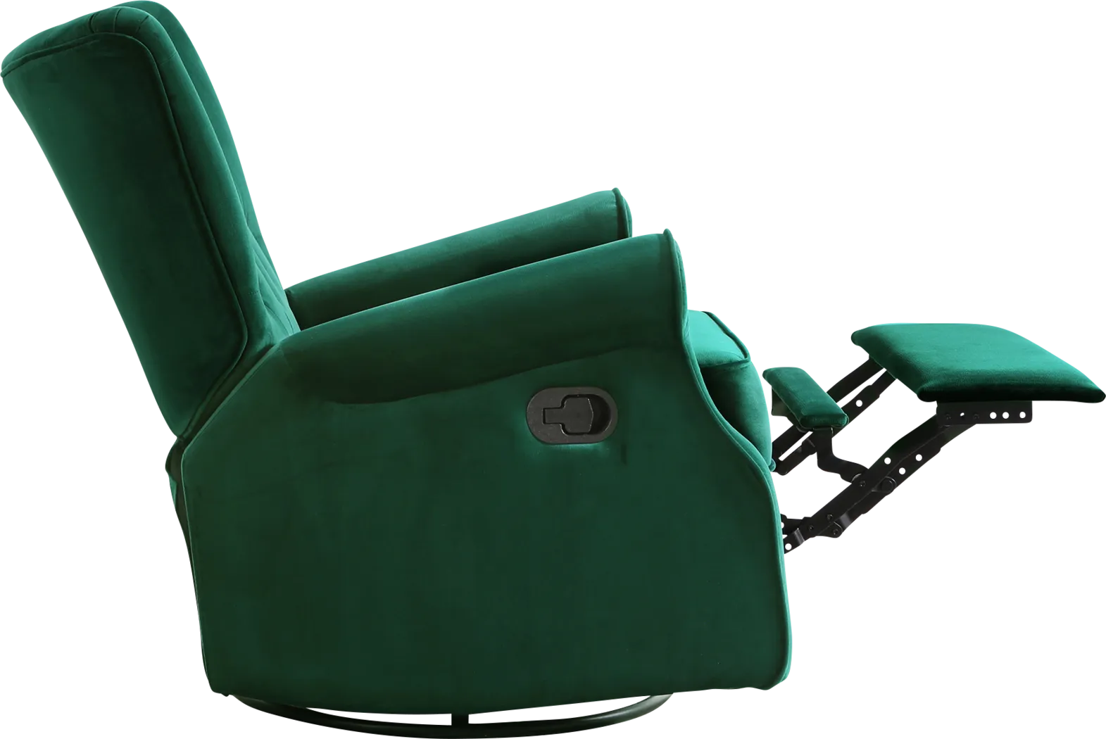 Nursery Apato I Green Swivel Recliner - Thumbnail - Image 6