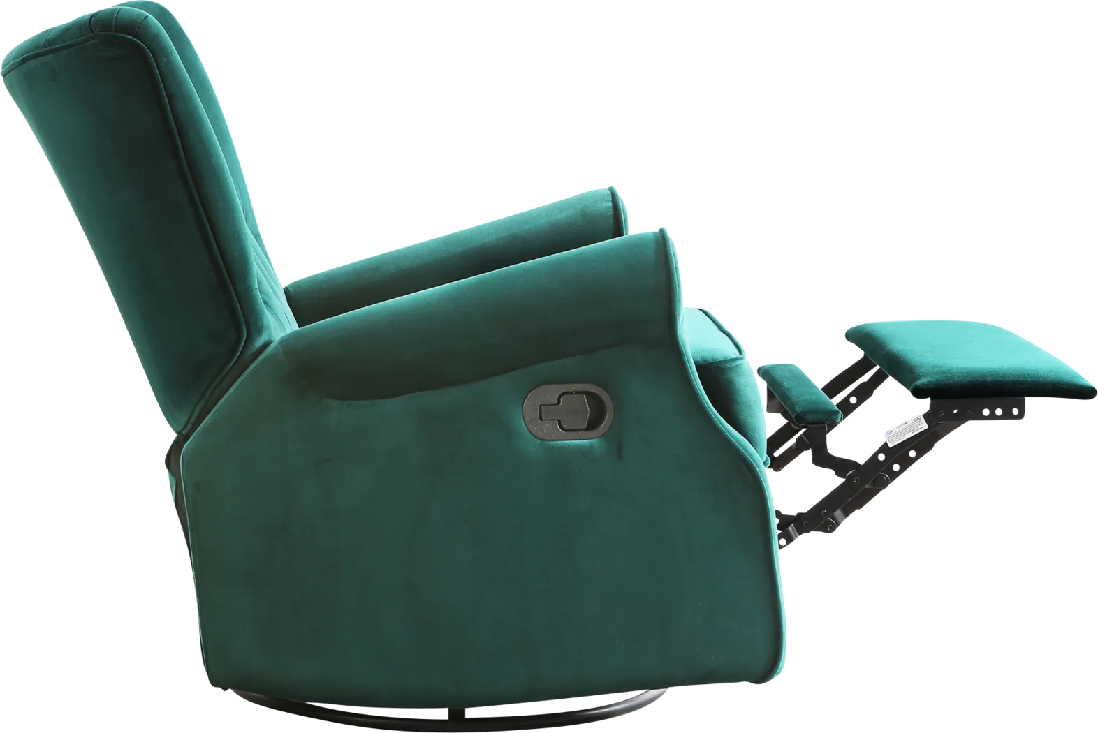 Nursery Apato I Green Swivel Recliner - Thumbnail - Image 8