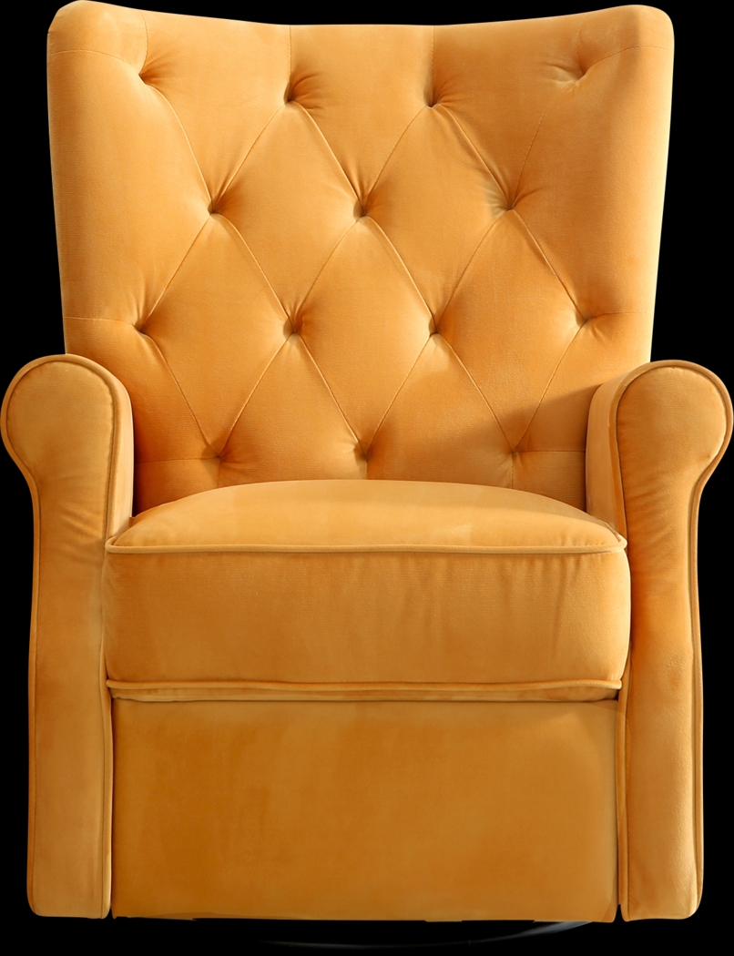 Nursery Apato I Yellow Swivel Recliner - Thumbnail - Image 4