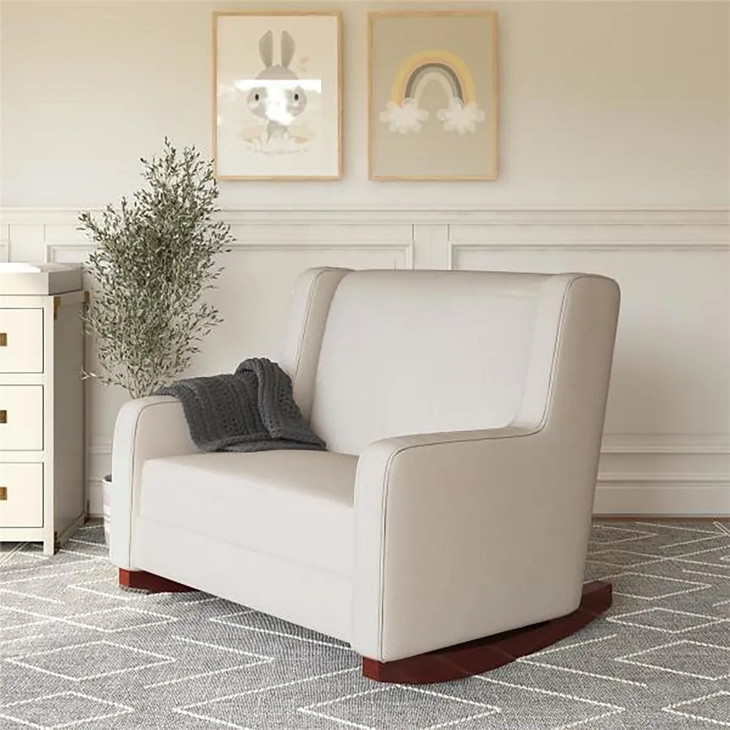 Nursery Arelo Beige Rocker Chair - Thumbnail - Image 2