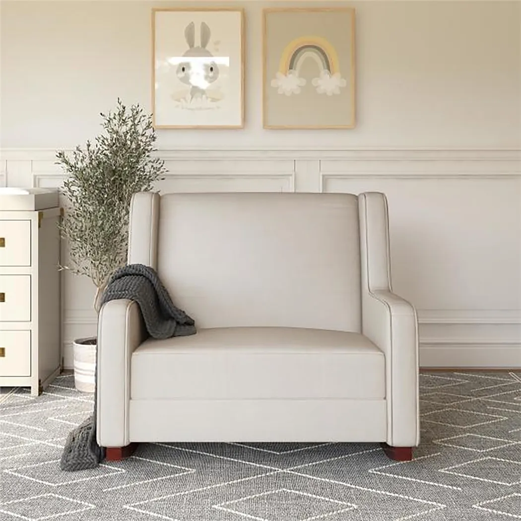 Nursery Arelo Beige Rocker Chair - Thumbnail - Image 3
