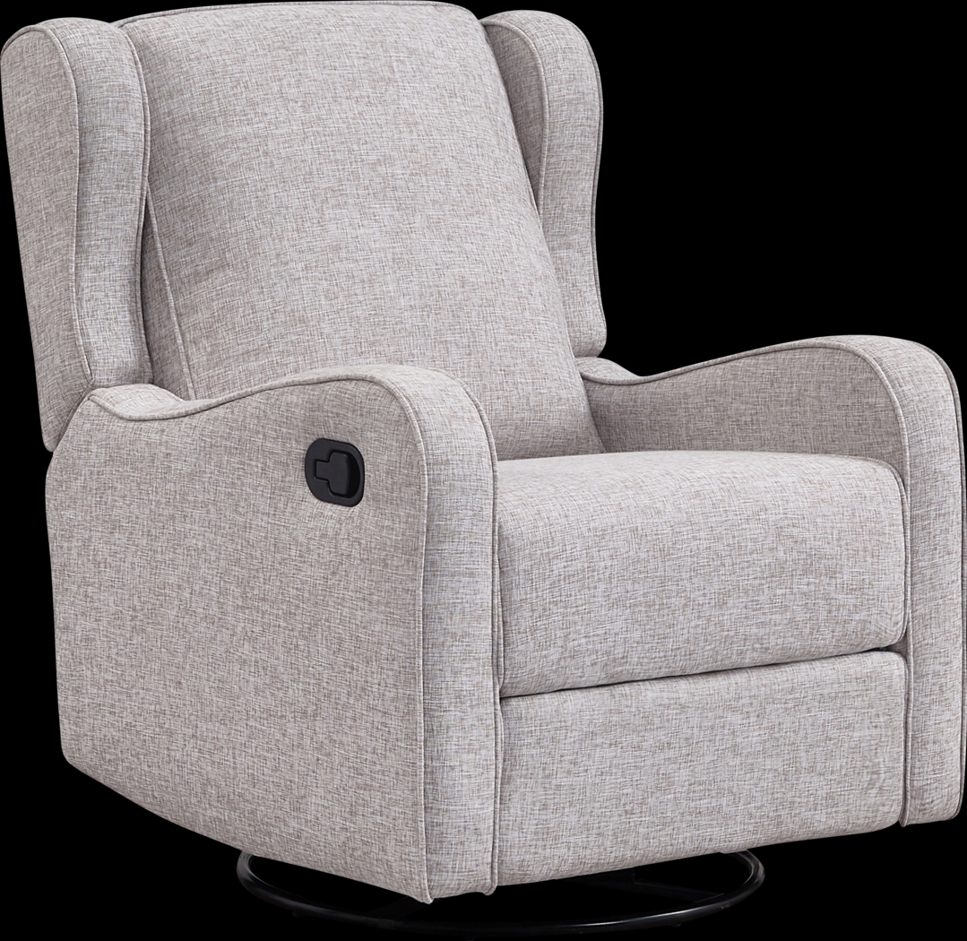 Nursery Camora Gray Swivel Glider Recliner - Thumbnail - Image 1