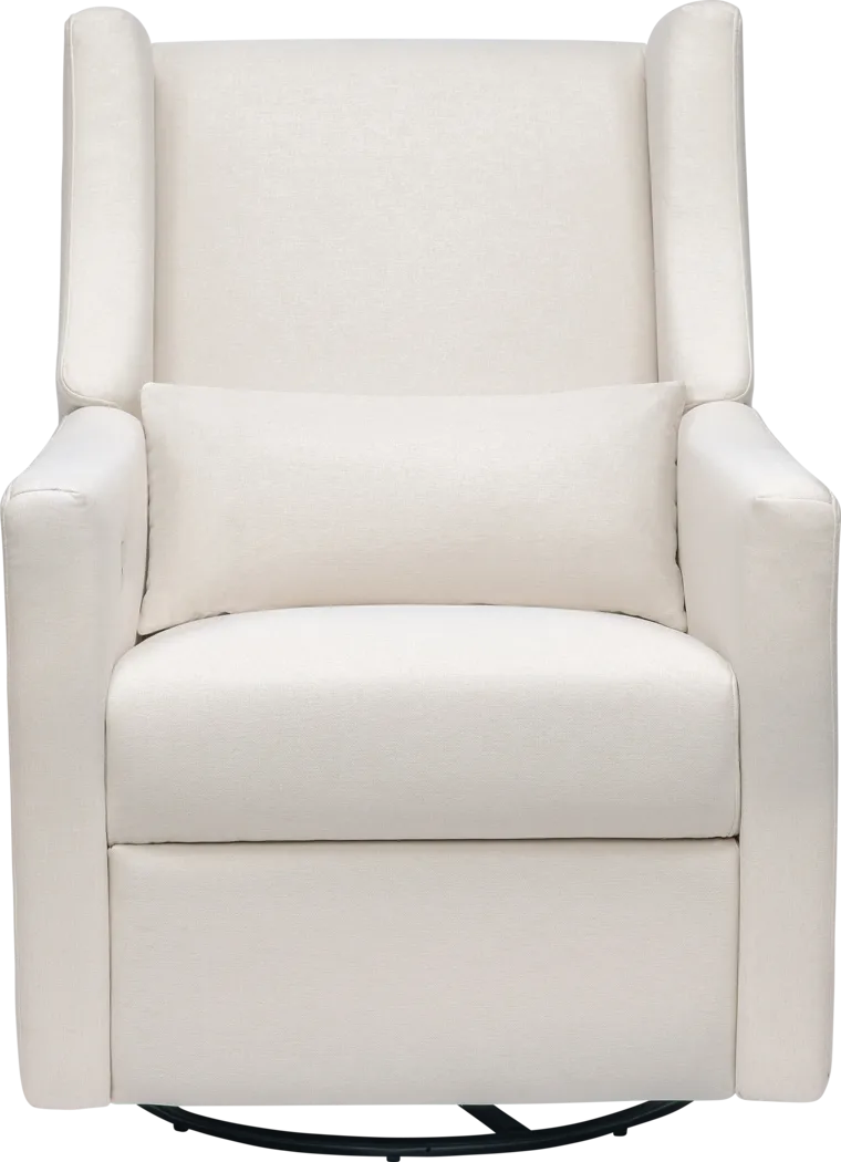 Nursery Cradle Song Cream Power Swivel Glider Recliner - Thumbnail - Image 2