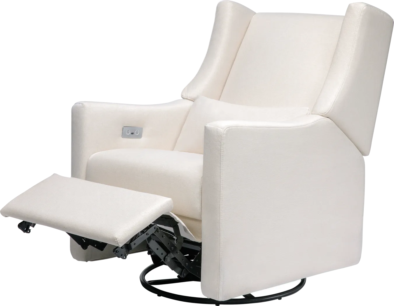 Nursery Cradle Song Cream Power Swivel Glider Recliner - Thumbnail - Image 3
