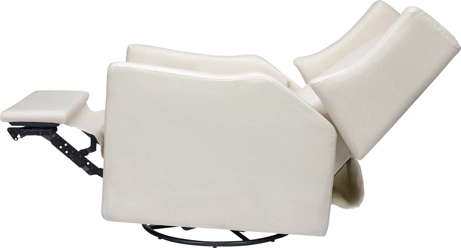 Nursery Cradle Song Cream Power Swivel Glider Recliner - Thumbnail - Image 4