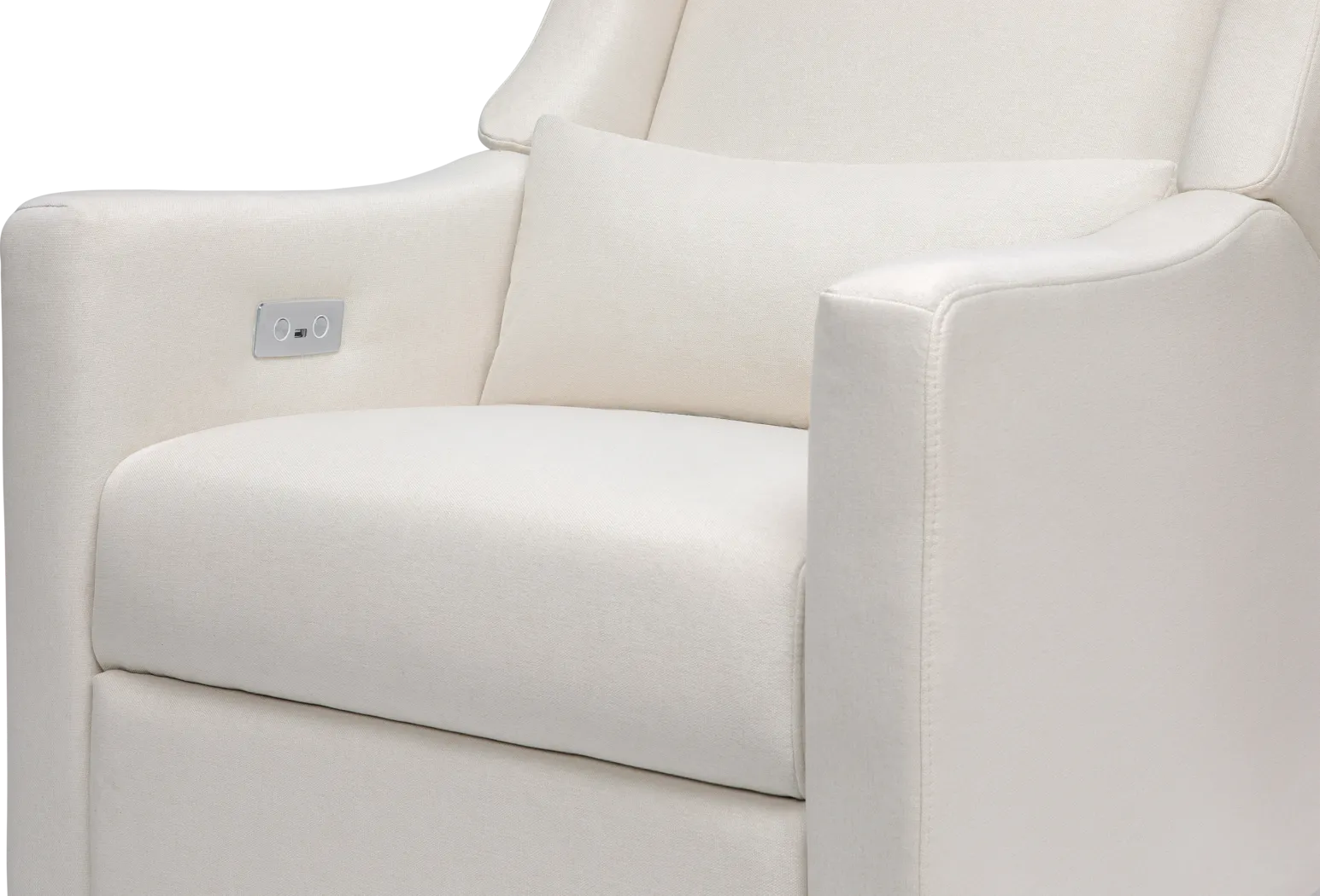 Nursery Cradle Song Cream Power Swivel Glider Recliner - Thumbnail - Image 6