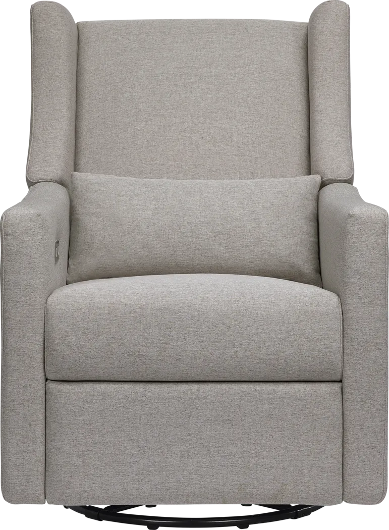 Nursery Cradle Song Gray Power Swivel Glider Recliner - Thumbnail - Image 2