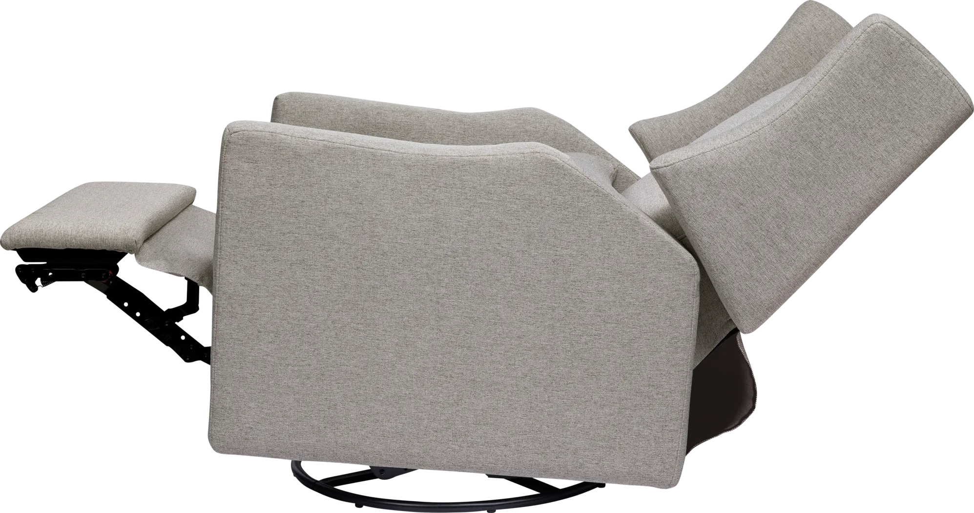 Nursery Cradle Song Gray Power Swivel Glider Recliner - Thumbnail - Image 4