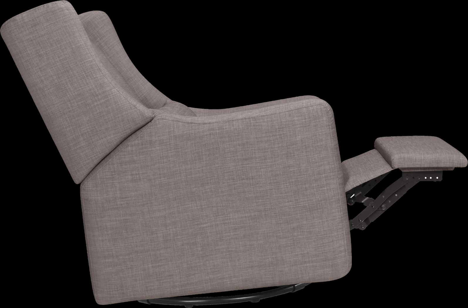 Nursery Cradle Song Gray Swivel Glider Recliner - Thumbnail - Image 6