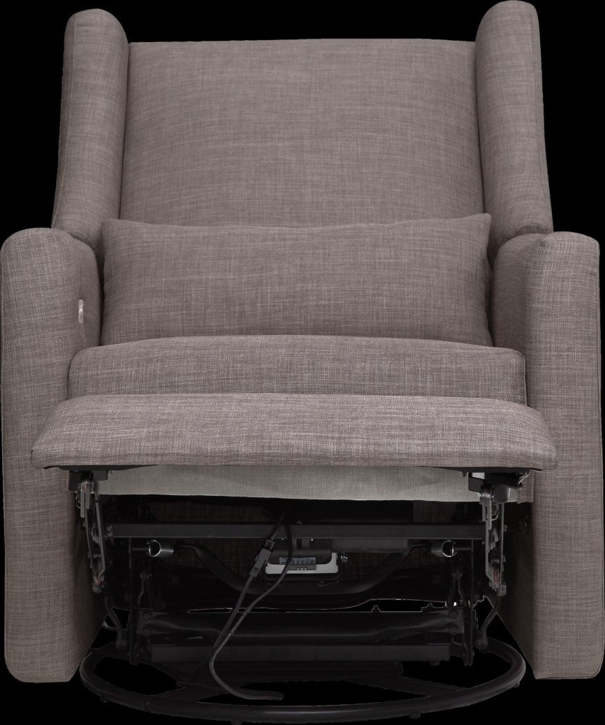 Nursery Cradle Song Gray Swivel Glider Recliner - Thumbnail - Image 10