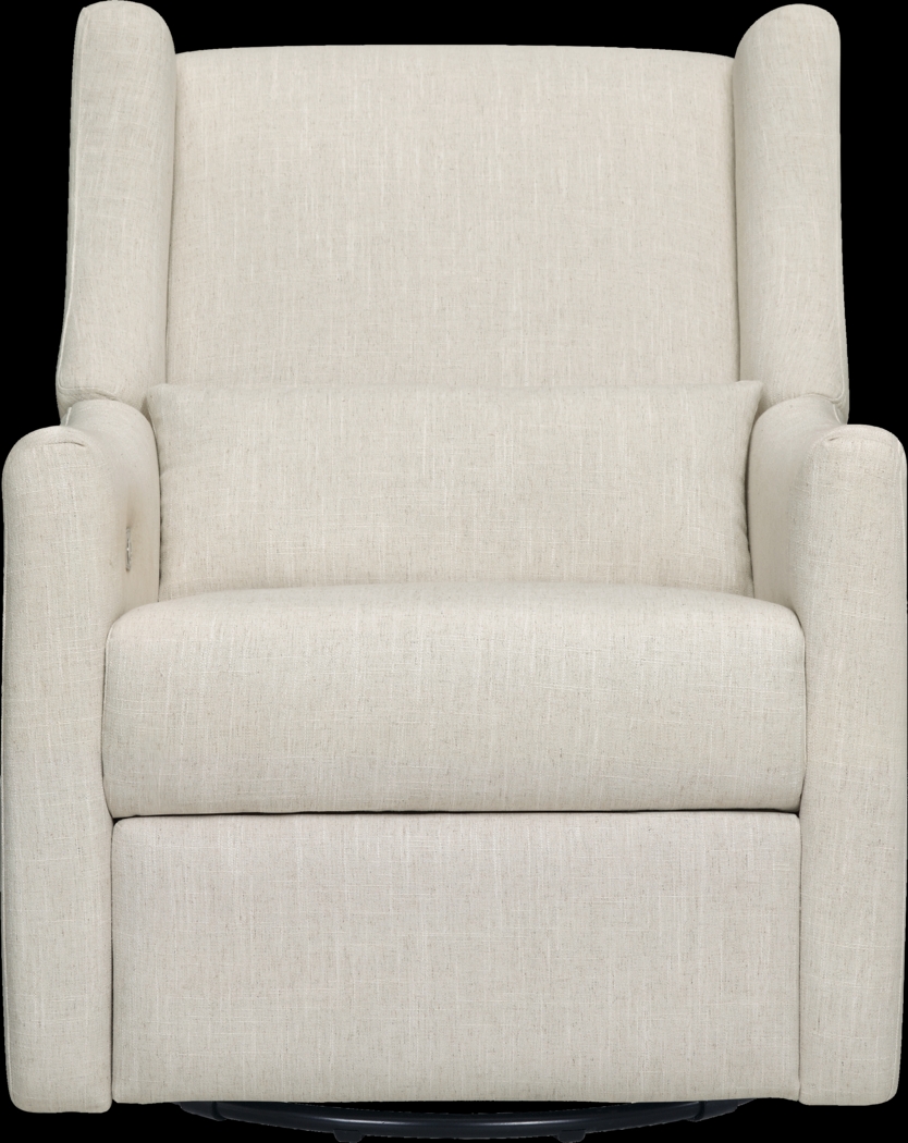 Nursery Cradle Song White Swivel Glider Recliner - Thumbnail - Image 13