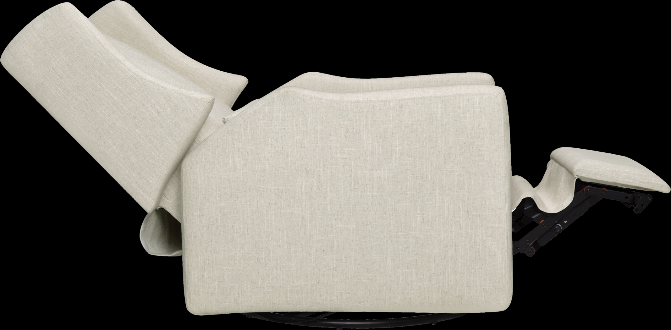 Nursery Cradle Song White Swivel Glider Recliner - Thumbnail - Image 16