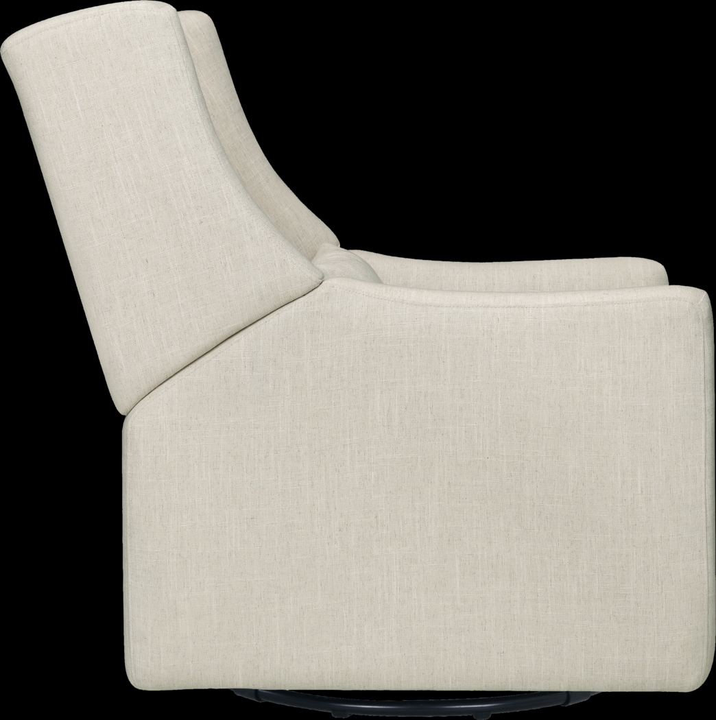 Nursery Cradle Song White Swivel Glider Recliner - Thumbnail - Image 17
