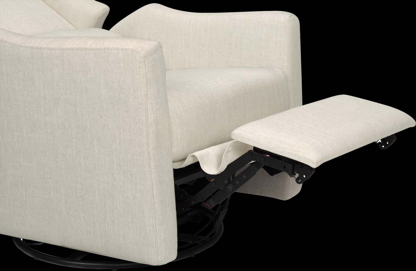 Nursery Cradle Song White Swivel Glider Recliner - Thumbnail - Image 10