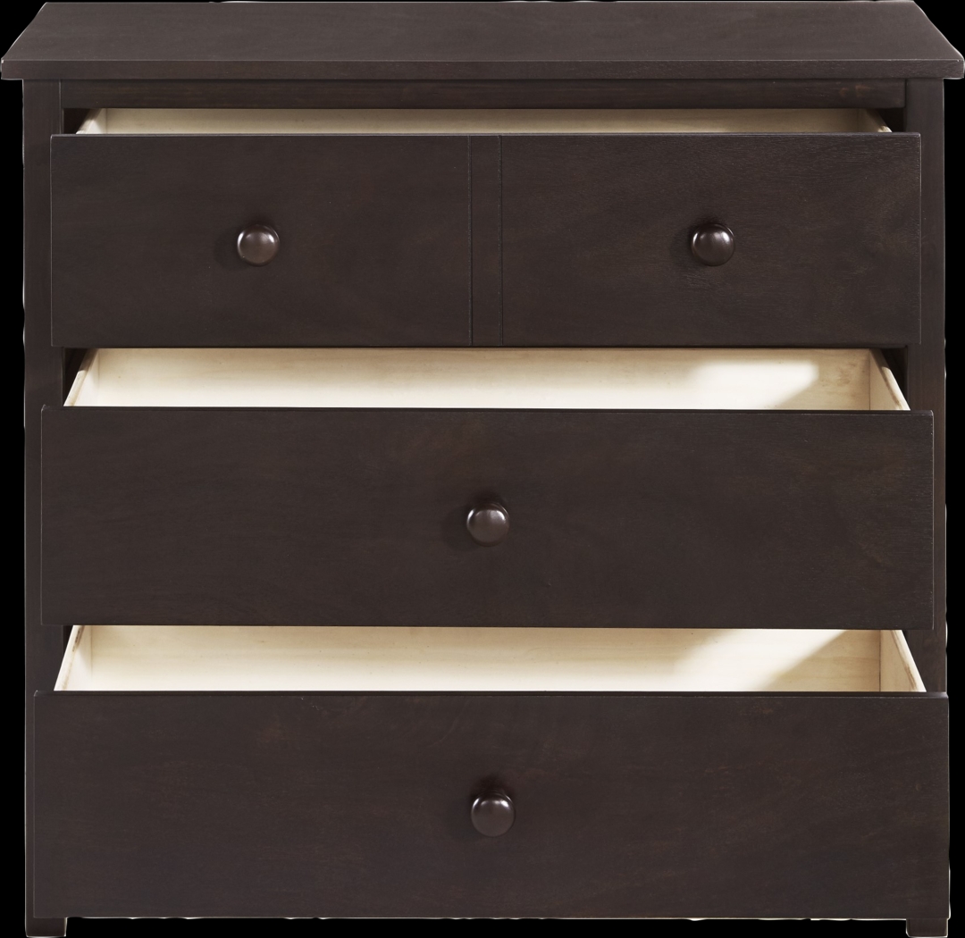 Nursery Dakson Espresso 3 Drawer Dresser - Thumbnail - Image 4