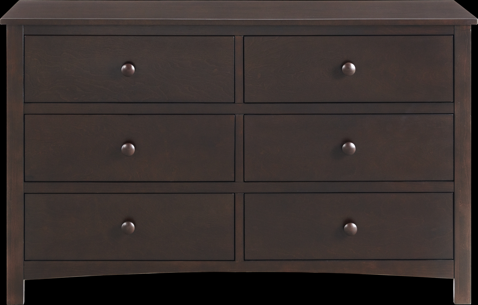 Nursery Dakson Espresso 6 Drawer Dresser - Thumbnail - Image 3