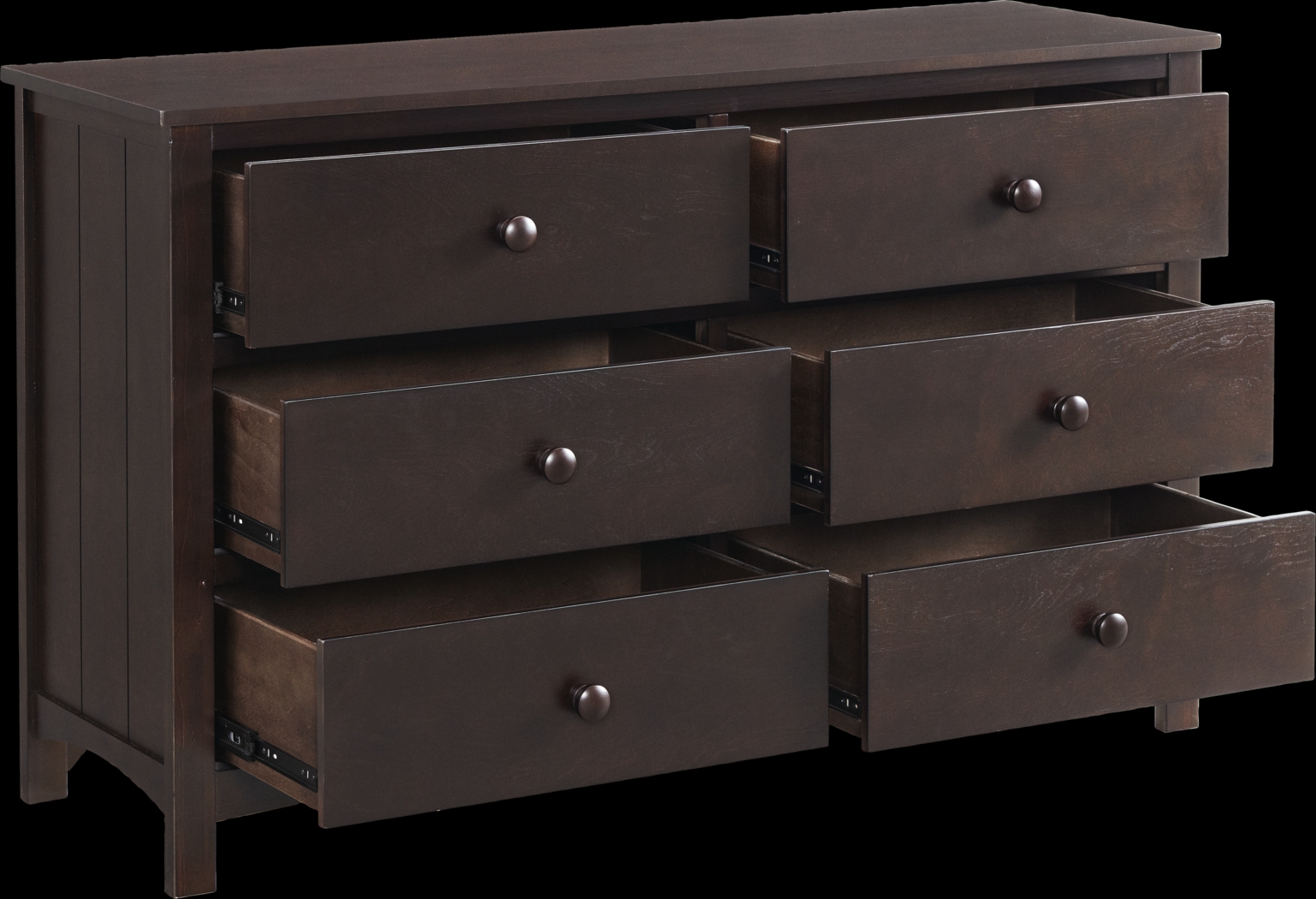 Nursery Dakson Espresso 6 Drawer Dresser - Thumbnail - Image 5
