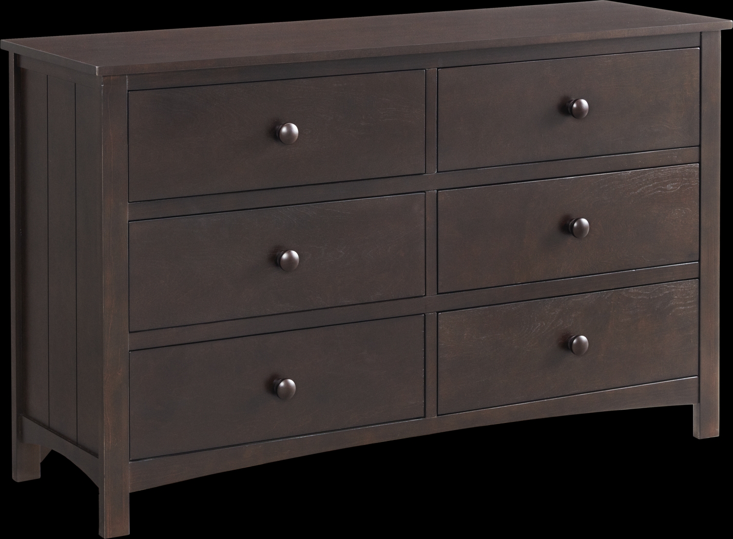 Nursery Dakson Espresso 6 Drawer Dresser - Thumbnail - Image 1
