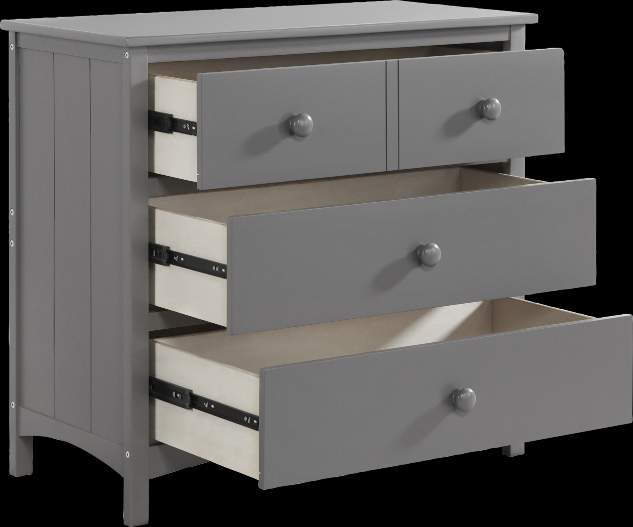 Nursery Dakson Gray 3 Drawer Dresser - Thumbnail - Image 2