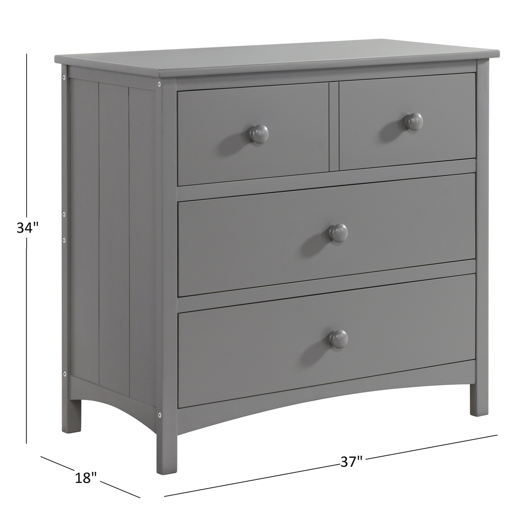 Nursery Dakson Gray 3 Drawer Dresser - Thumbnail - Image 5