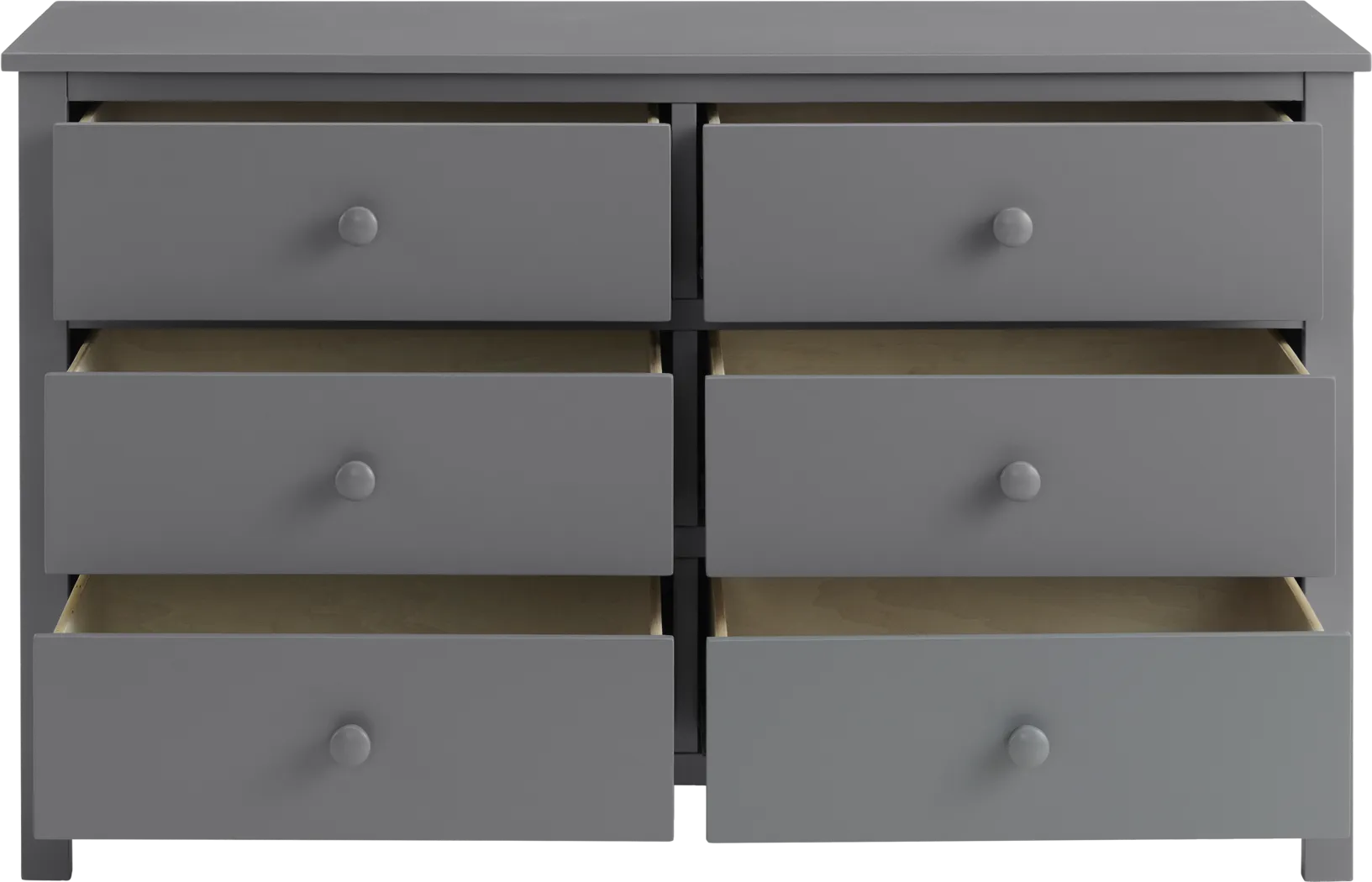 Nursery Dakson Gray 6 Drawer Dresser - Thumbnail - Image 4