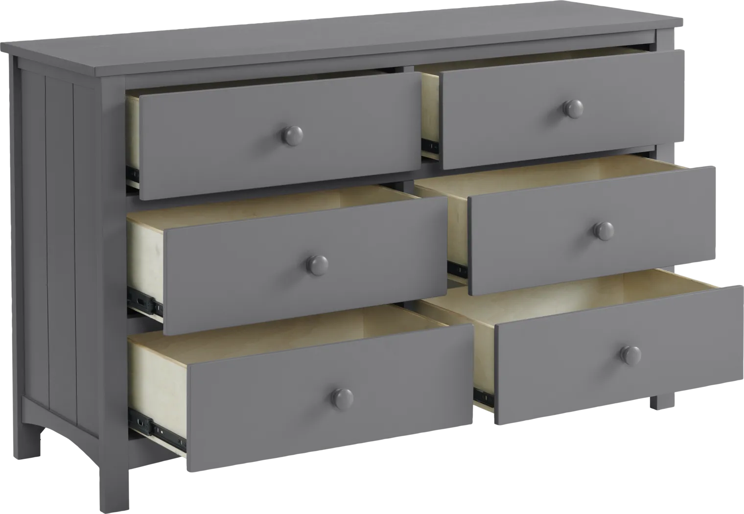 Nursery Dakson Gray 6 Drawer Dresser - Thumbnail - Image 5