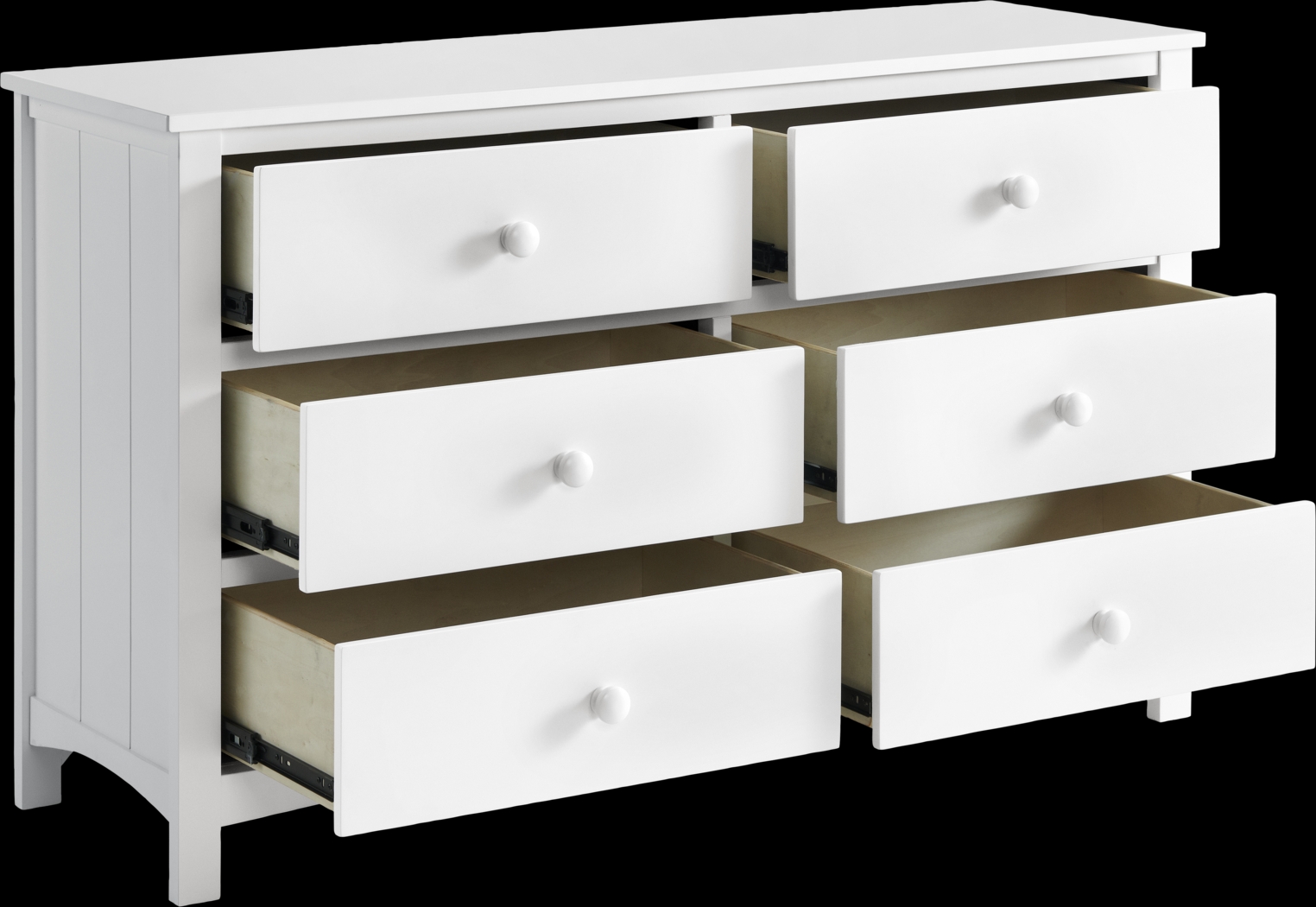 Nursery Dakson White 6 Drawer Dresser - Thumbnail - Image 4