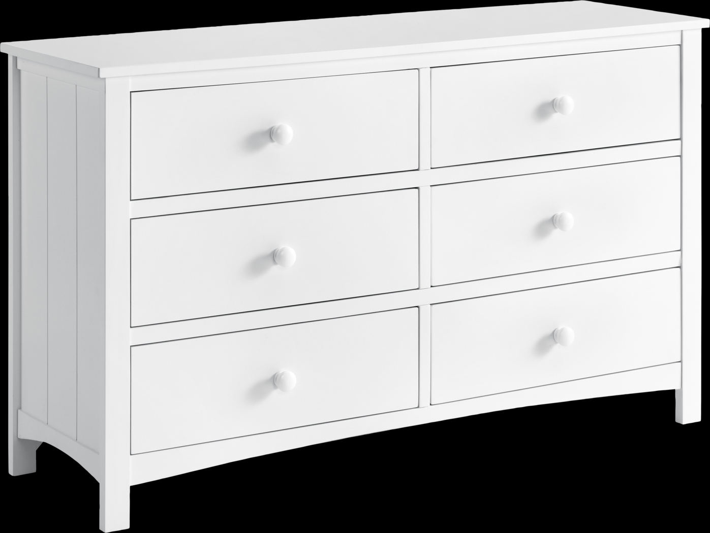 Nursery Dakson White 6 Drawer Dresser - Thumbnail - Image 1