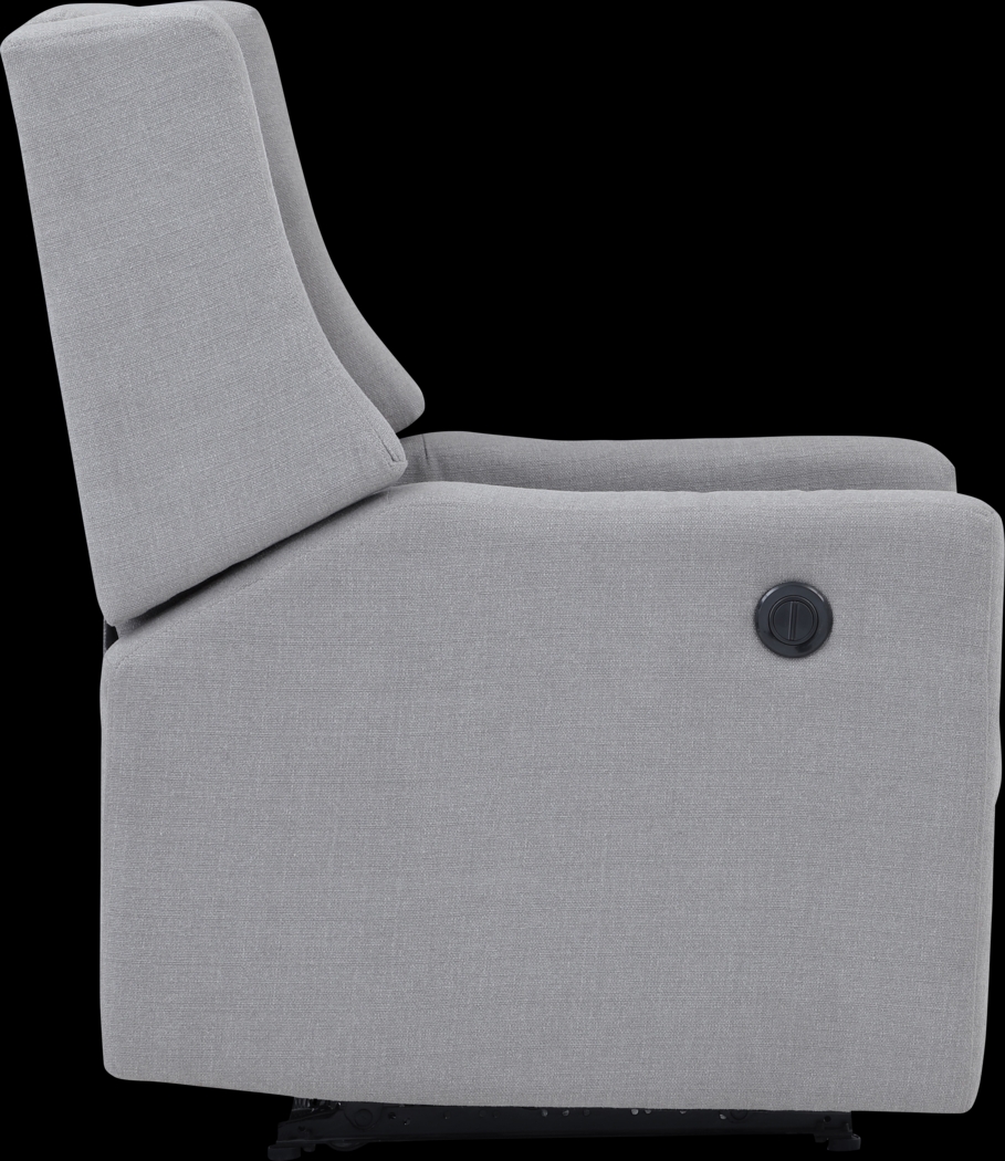 Nursery Deveron Gray Power Recliner - Thumbnail - Image 4