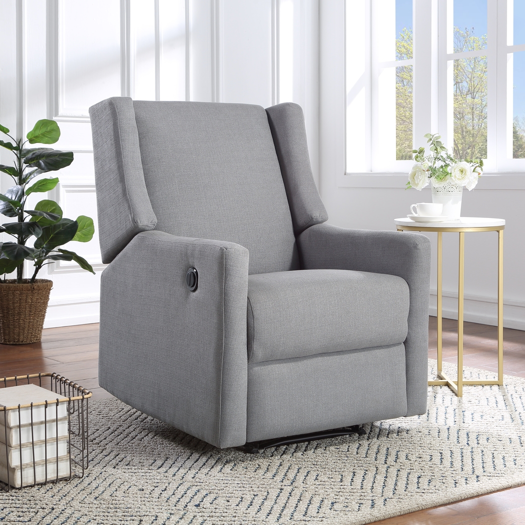Nursery Deveron Gray Power Recliner - Thumbnail - Image 8