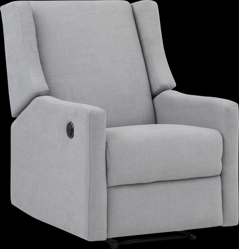 Nursery Deveron Gray Power Recliner - Thumbnail - Image 1